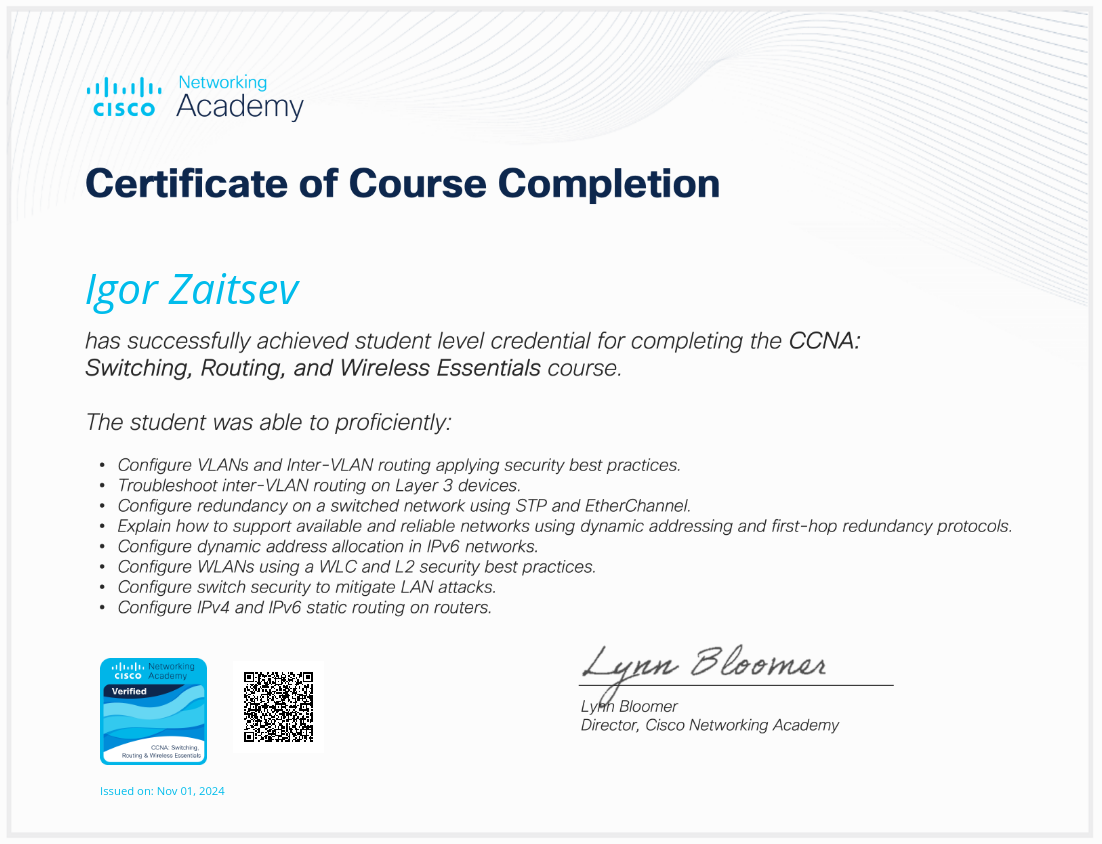 Certificate 11