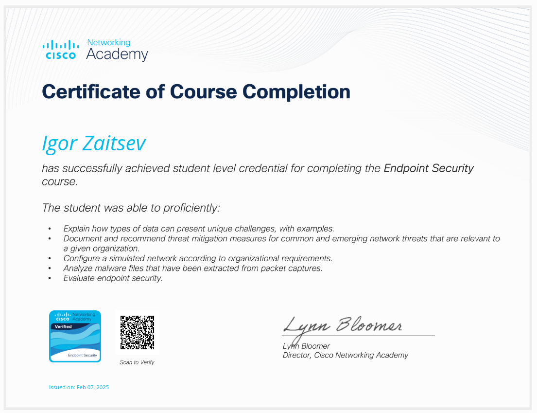 Certificate 4